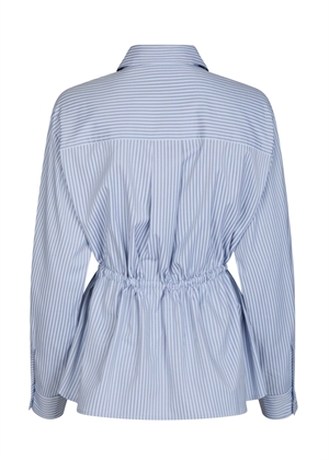 Solei striped skjorte Lyseblå Neo Noir 